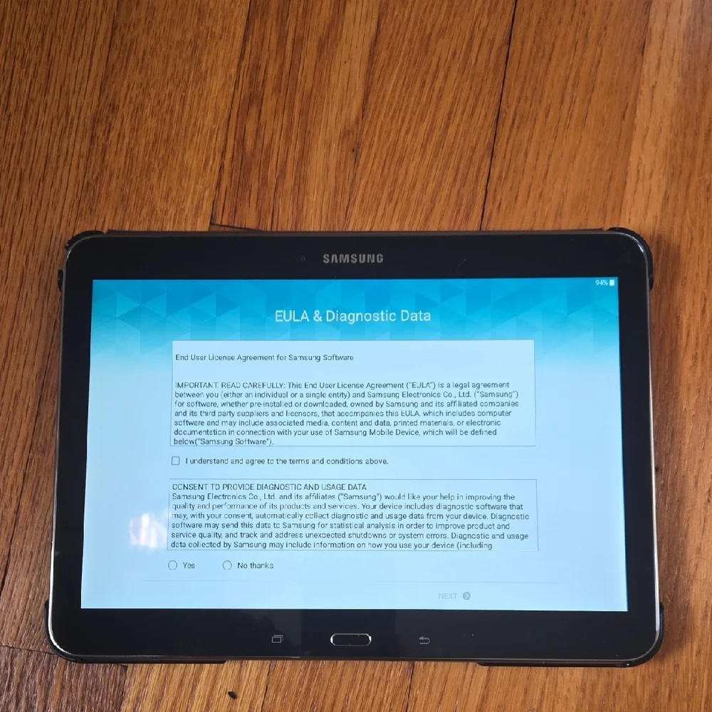 Samsung Black Tablet
